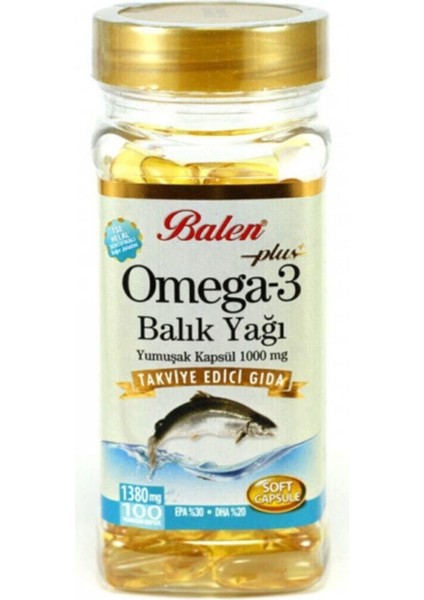 Omega 3 100 Soft Kapsül