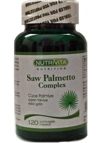 Saw Palmetto Complex 120 Yumuşak Kapsül