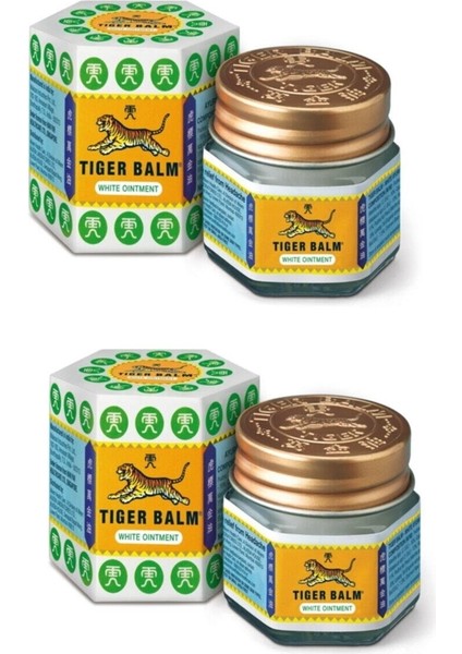 White 30gr+30gr( 2 Adet 30 Gr Beyaz Tıger Balm)