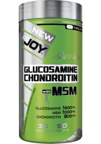 Bigjoy Glucosamine Chondroitin Msm 90 Tablet Glukozamin Komplex