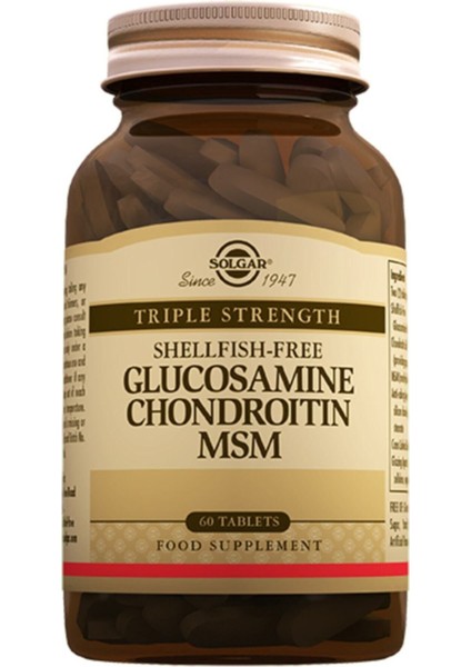 Glucosamine Chondroitin Msm 60 Tablet