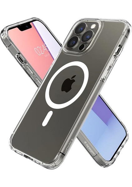 Apple iPhone 13 Pro Max Uyumlu Magsafe Şeffaf Silikon Telefon Kılıfı
