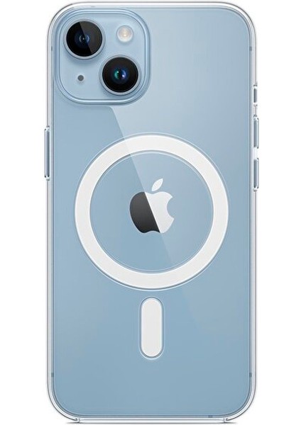Apple iPhone 14 Uyumlu Magsafe Şeffaf Silikon Telefon Kılıfı fiyatları