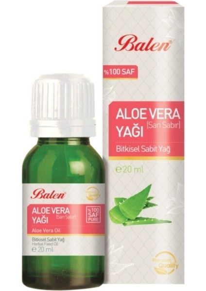 Aloe Vera Sarı Sabır Yağı 20 Ml Maserasyon