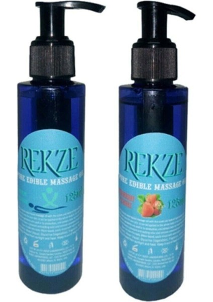 Erkeklere Ve Kadınlara Özel Sade Ve Çilek Aromalı Masaj Yağı Massage Oil