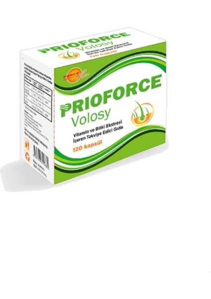 Prioforce Volosy 120 Saç Bakım Kapsülü | 1 Adet