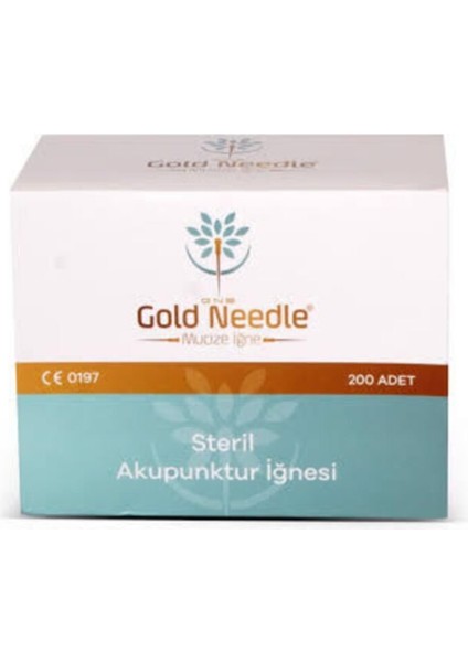 Gold Needle Akupunktur Iğnesi (0.25*0.25 Mm) Fizyo