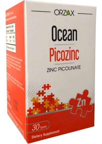 Ocean Ocean Picozinc Çinko Pikolinat 30 Kapsül