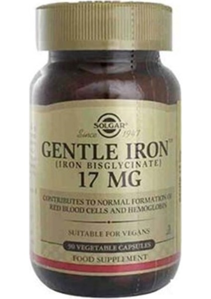 Gentle Iron 17 Mg 90 Kapsül