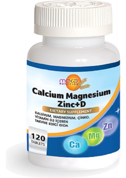 Calcium Magnesium Zinc Vitamin D 120 Tablet
