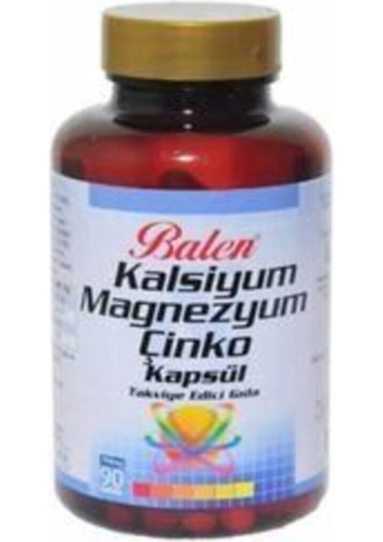 Kalsiyum Magnezyum Çinko 90 Kapsül X 709 Mg