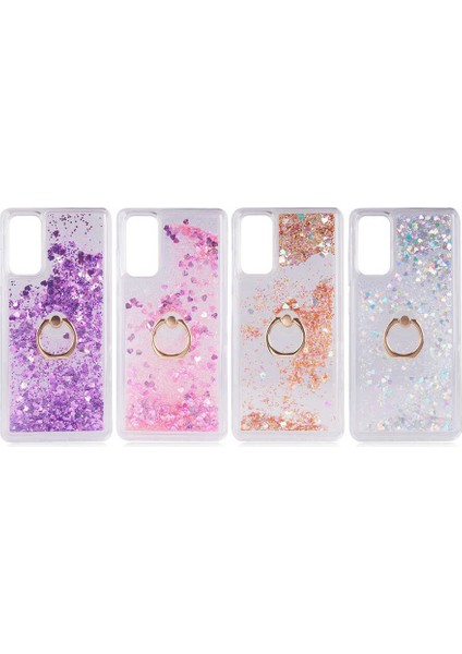 S20FE Kılıf Sıvılı Simli Yüzüklü Kapak fiyatları