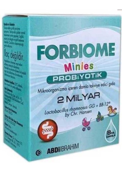 Forbıome Minies Probiyotik 2 Milyar Damla 8 Ml