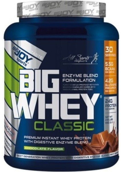 Bigjoy Big Whey Classic Whey Protein 990 Gr - Çikolata Aromalı