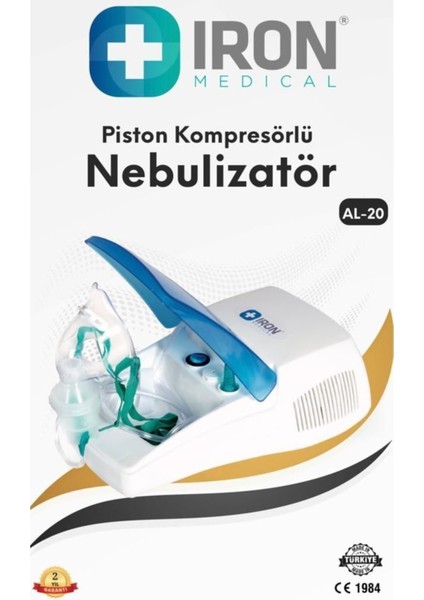 Nebulizatör Kapaklı Piston Kompresörlü Al-20