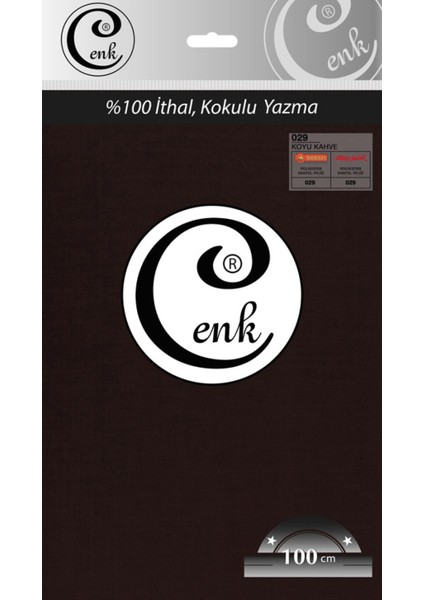 Düz Renk 100 cm Poşetli Yazma - 0301 - 029-KAHVE-70