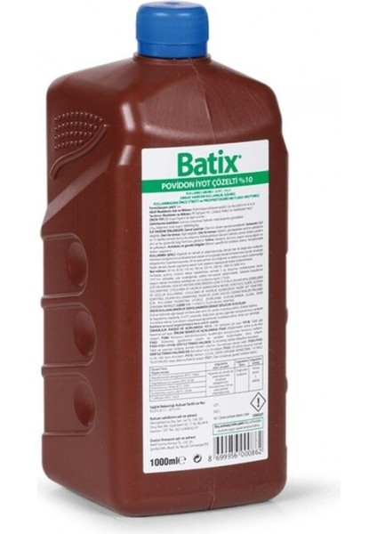 Povidon Iyot Çözelti 10 1000 Ml Sprey