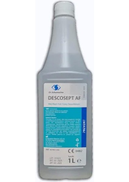 Descosept Af 1 L Alkol Bazlı Yüzey Dezenfektanı 12 Adet