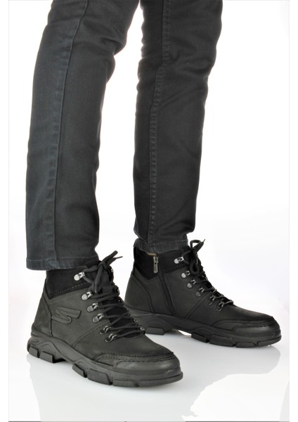 Erkek Hakiki Deri Spor Tarz Kalın Kışlık Bot SM22/B1814 modelleri
