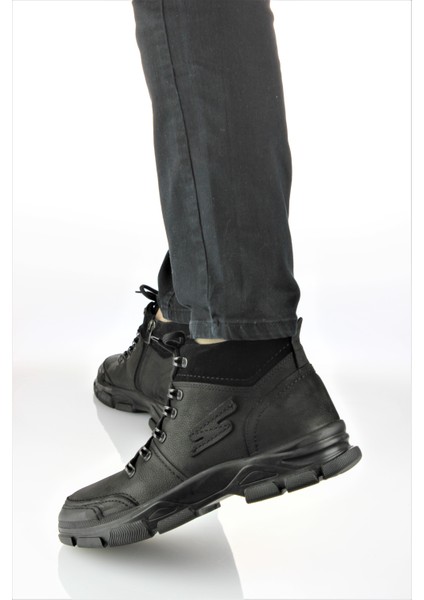 Erkek Hakiki Deri Spor Tarz Kalın Kışlık Bot SM22/B1814 fırsatları