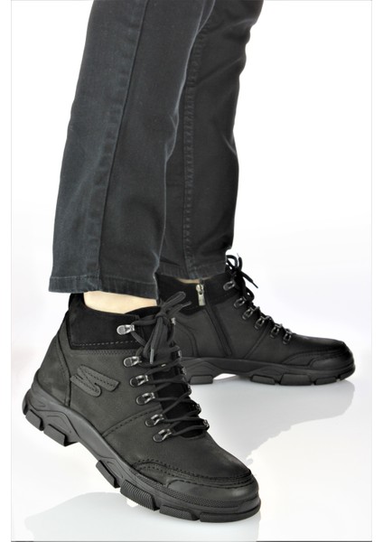 Erkek Hakiki Deri Spor Tarz Kalın Kışlık Bot SM22/B1814 indirimleri