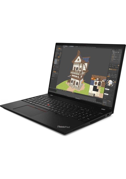 Thinkpad P16S 21BT000GTX İntel Core i7-1260P 16GB 1TBssd T550 16" Fullhd+ Windows 10 Pro Taşınabilir Iş Istasyonu