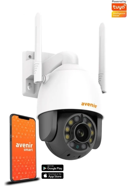 AV-S300 3mp 1080P Sese-Işığa Duyarlı Su Geçirmez Ptz Wifi Kamera