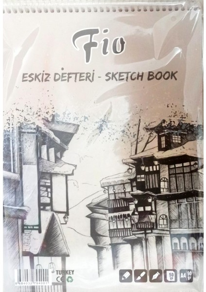 Eskiz Defteri / Sketch Book 50 Yp.