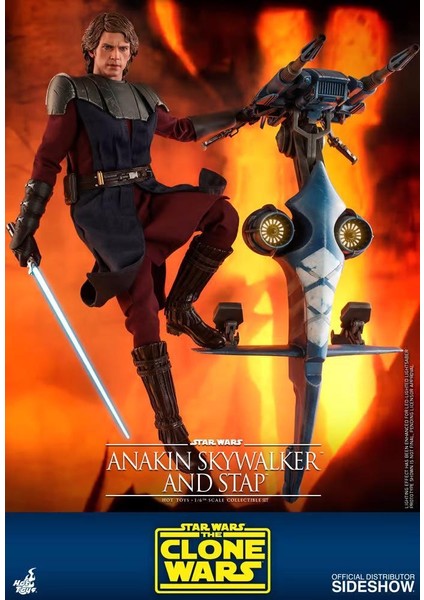 Anakin Skywalker And Stap Sixth Scale Figure Set - TMS20 906795 - The Clone Wars