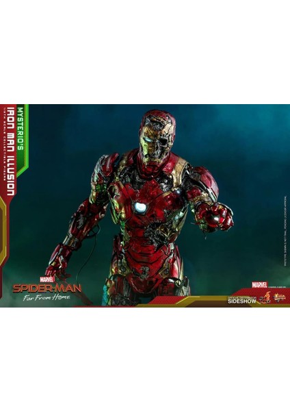 Mysterio's Iron Man Illusion Sixth Scale Figure - MMS580 906794 - Spider-Man: Far From Home fırsatları