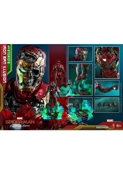 Mysterio's Iron Man Illusion Sixth Scale Figure - MMS580 906794 - Spider-Man: Far From Home