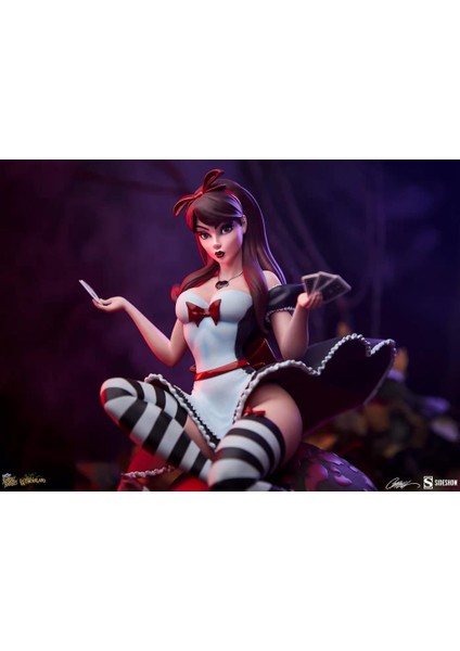Jsc Alice In Wonderland Game Of Hearts Edition Statue - 2005062