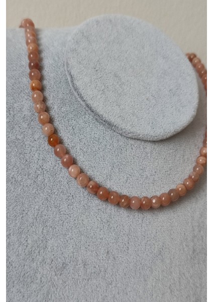 6 mm Güneş Taşı Doğal Taş Kolye fiyatları