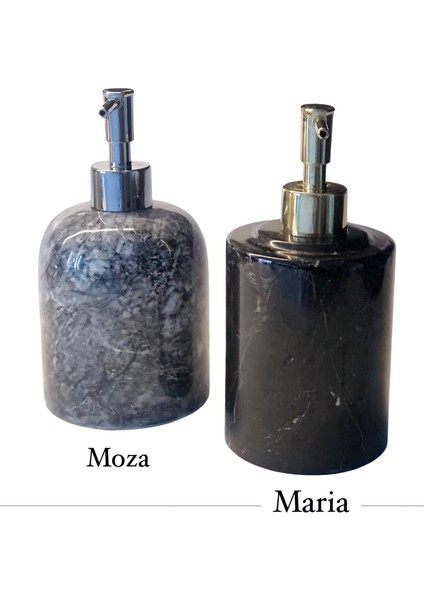 Lux & Marble Maria Savon - Siyah Mermer Sıvı Sabunluk modelleri