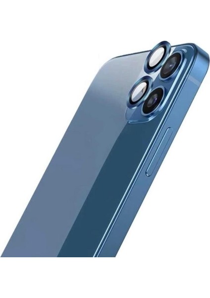 Iphone 11 3D Metal Çerçeveli Kamera Lens Koruyucu