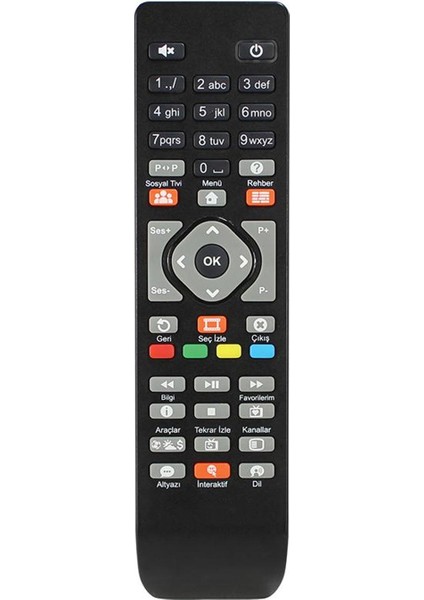 Uydu Kumanda Tivibu Hd Seç Izle Tuşlu Orjinal
