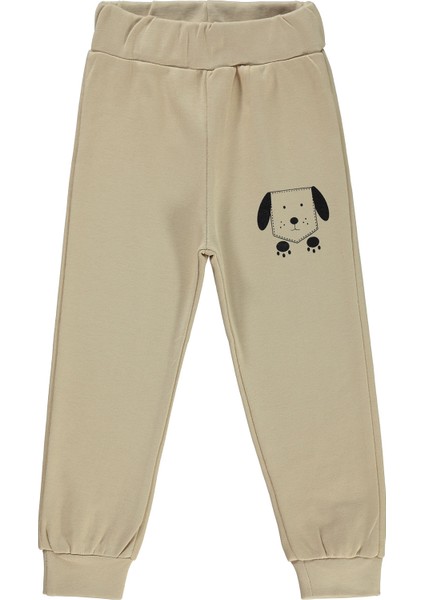 Erkek Çocuk Eşofman Altı 2-5 Yaş Bej