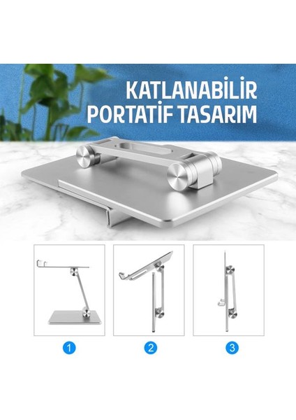 Ayarlanabilir Masaüstü Tablet Standı Tablet Tutucu Alüminyum Ayarlanabilir Tablet Tutucu