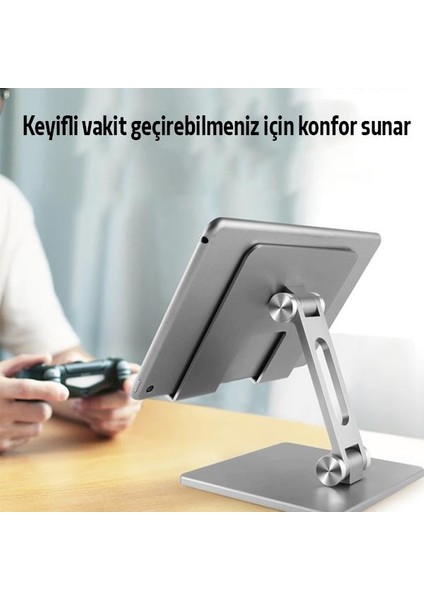 Ayarlanabilir Masaüstü Tablet Standı Tablet Tutucu Alüminyum Ayarlanabilir Tablet Tutucu