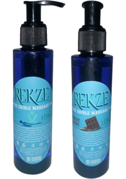Sade ve Çikolata Aromalı Masaj Yağı 125ML x 2 Adet