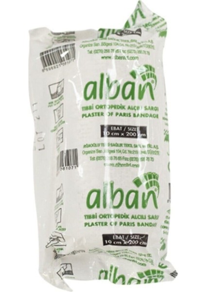 5 Adet Medikal Alçılı Sargı 15 cm x 2 M Alçı Sargı Bezi - Alçı Sargı