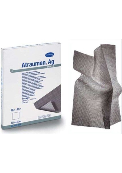 Hartmann Atrauman Ag Gümüş Içerikli Tül Yara Örtüsü 10X10
