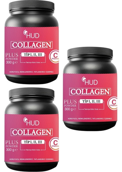 Collagen Plus Powder 300 G - Toz (3 Adet)