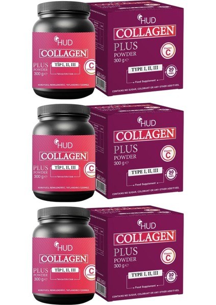 Collagen Plus Powder 300 G - Toz (3 Adet) modelleri