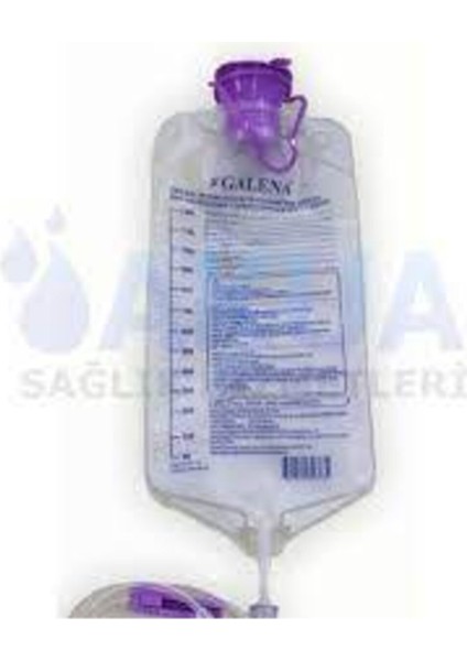 Enteral Beslenme Seti Torbası Manuel Mama Torbası 1200 ml 15 Ad