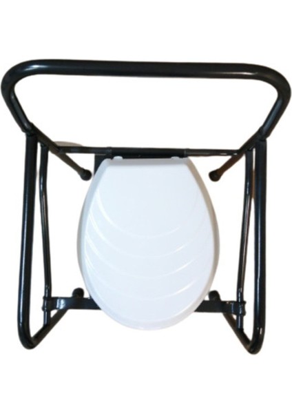 Ipox Kapaklı Klozet - Engelli Yaşlı Hasta Tuvalet Yükseltici - Seyyar Hasta Tuvaleti -Katlanabilir fiyatları