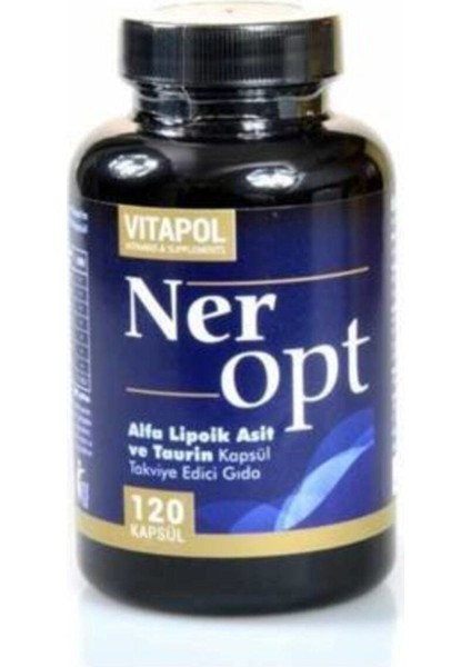 Ner Opt Neuro Optimizer Muadili Alfa Lipoik Asit Taurin Complex 120 Kapsül