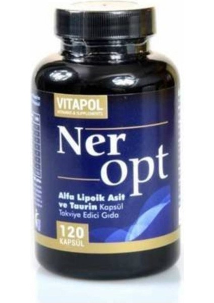 Ner Opt Neuro Optimizer Muadili Alfa Lipoik Asit Taurin Complex 120 Kapsül fiyatları
