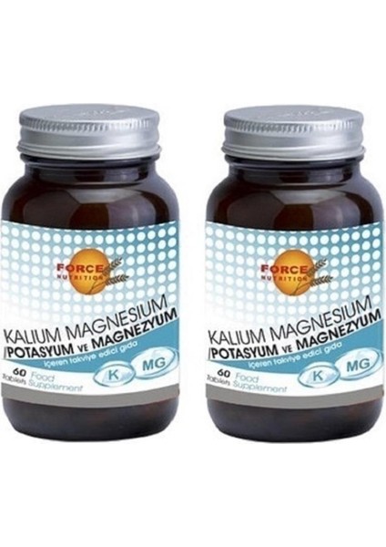 Kalium Potasyum Magnesyum 60 Tablet 2 Kutu