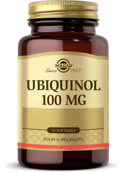 Ubiquinol 100 Mg 50 Softjel